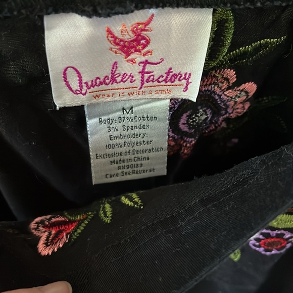 Quacker factory embroidered coveralls dress - Picture 2 of 9